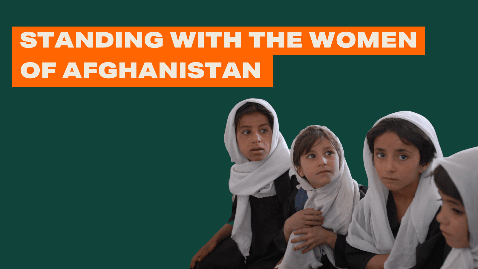 Standing with the women of Afghanistan 